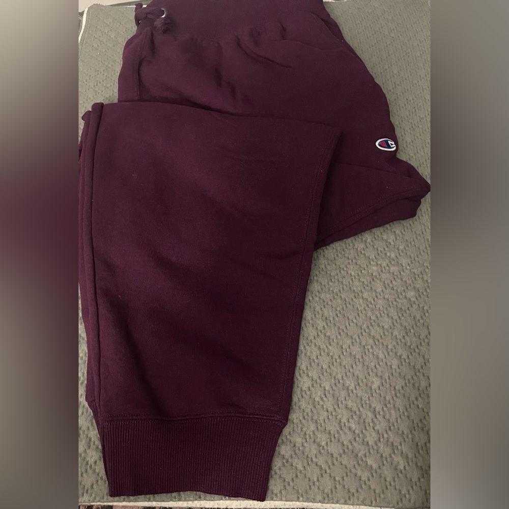 Lightly used Champion jogger 3X color dark berry purple